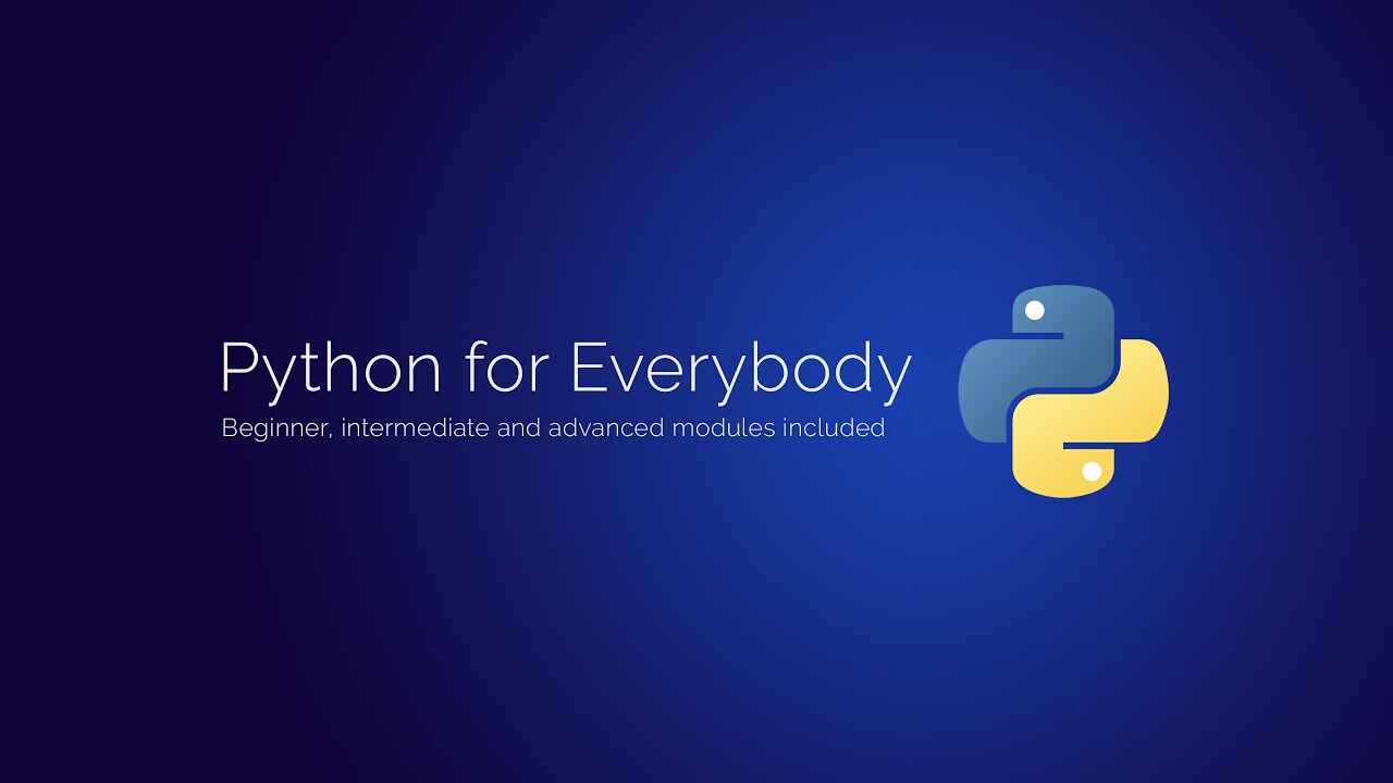 Python for Everybody Specialisation